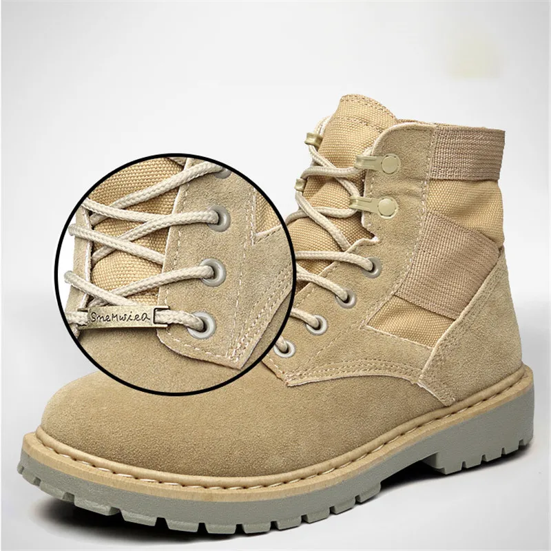 Мужские тактические военные ботинки для пустыни Рабочая безопасная обувь