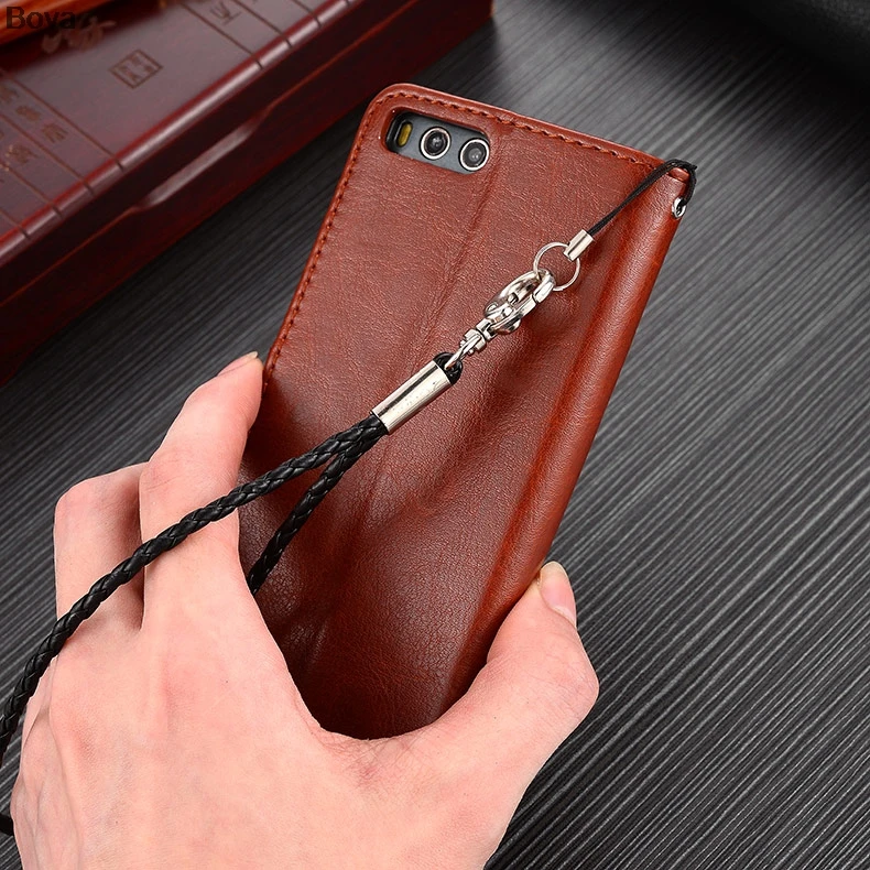 Кожаный флип чехол в стиле ретро для Xiaomi Mi6 M6 Mi 6 защитный слоты денег магнитная