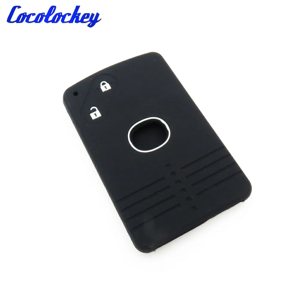 Cocolockey 2 кнопочный силиконовый чехол для автомобильного ключа оболочка Mazda 3 5 6 8