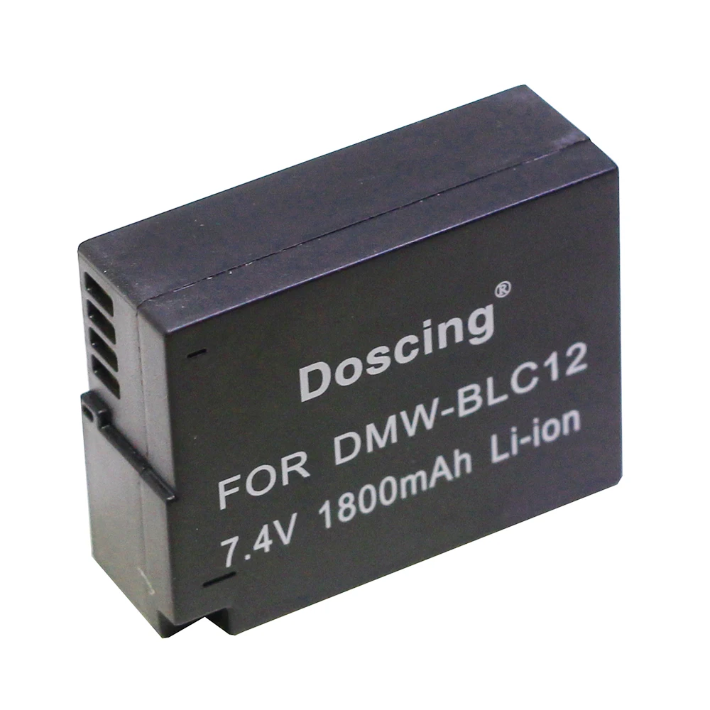 1 шт. 7 4 В 1800 мАч DMW BLC12 blc12e батарея для цифровой камеры Panasonic Lumix FZ1000 FZ200 FZ300 G5 G6 G7 GH2 DMC