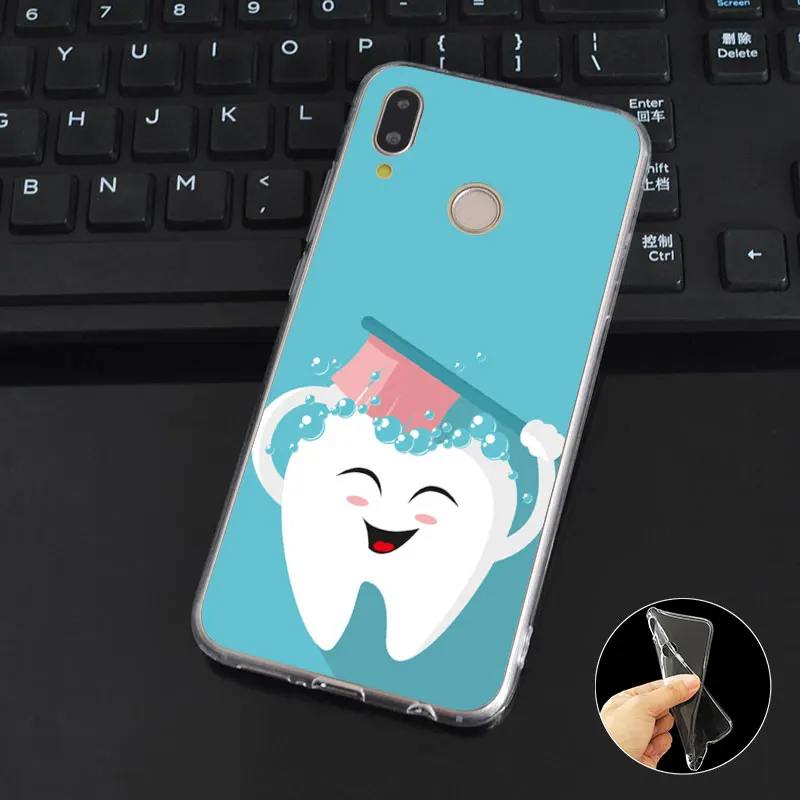 DREAMFOX M210 стоматологический Мягкий ТПУ силиконовый чехол для huawei Honor 6A 6C 6X 7C 7X8 Lite Pro |