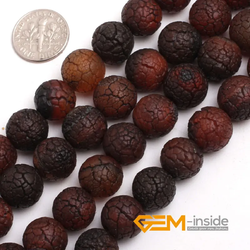 

12mm round frost dream lace Agat e natural stone beads DIY loose beads for jewelry making strand 15 inches