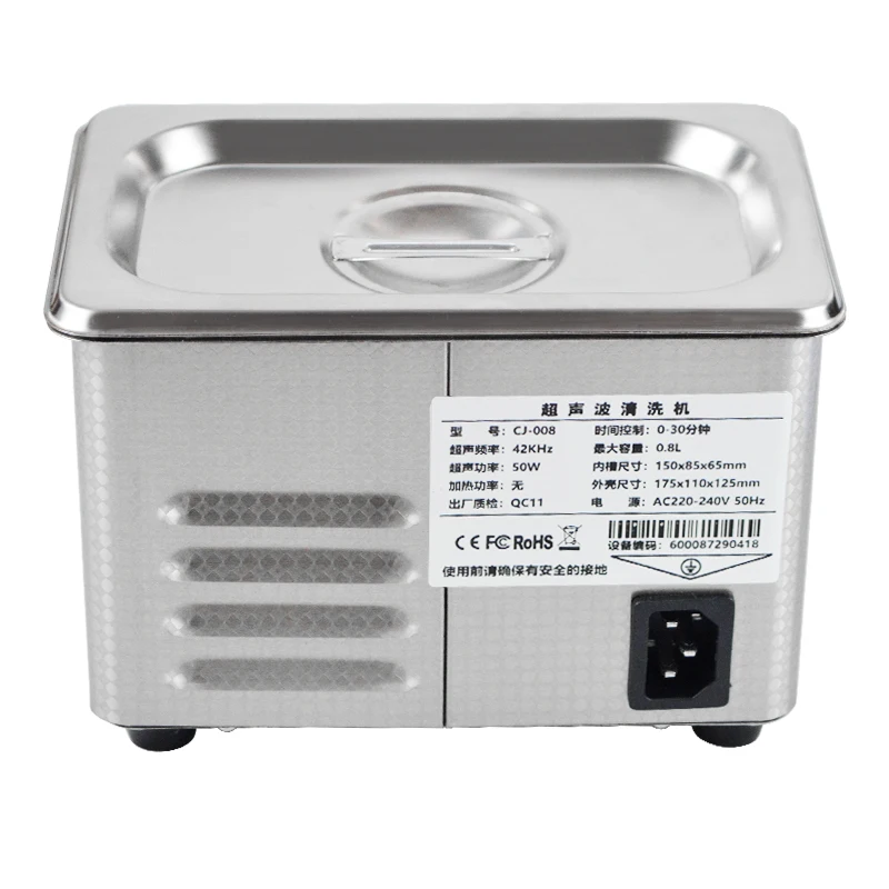 ATWFS Ultra sonic Cleaner Nettoyeur ультразвуковая Чистящая машина для удаления пыли щетка pcb sonic очиститель ювелирных изделий 800 мл 220 в EU plug