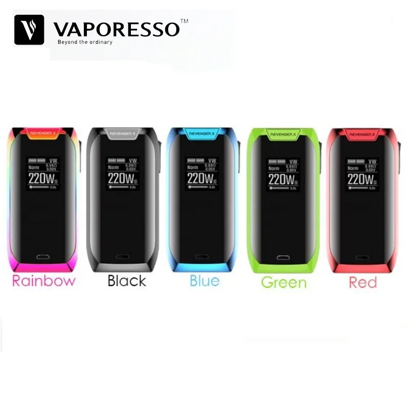 Оригинальный испаритель Vaporesso Revenger X 220W TC бокс мод подходит для NRG Tank 18650 battery VS Vgod