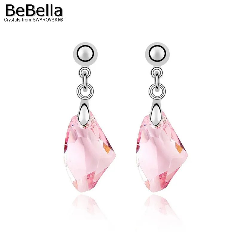 Женские Висячие серьги BeBella с кристаллами Swarovski модные ювелирные изделия подарок