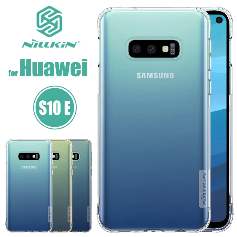 Чехол Nillkin силиконовый для Samsung Galaxy S10 E мягкий прозрачный чехол из тпу телефона