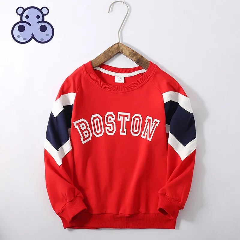 От 2 до 10 лет одежда для детей Корейская длинная футболка малышей спортивные