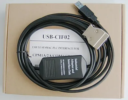 Фонарь USB CIF02 фонарь (CQM1CIF02) для Omron PLC CPM1 CPM1A CQM CPM2A C200HS C200HX/HG/HE SRM | Инструменты