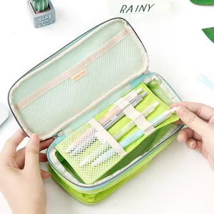 1 шт. Kawaii KOKUYO высококачественный школьный чехол-карандаш, сумки, большая емкость, холст, ручка, занавеска, школьные принадлежности, канцтовары