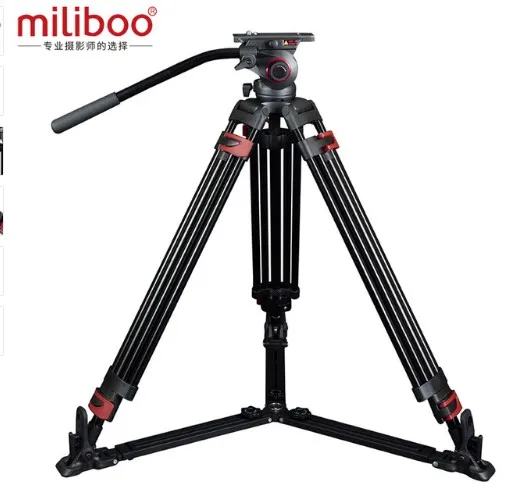 MTT609A aluminum Miliboo MTT609A профессиональная сверхмощная гидравлическая головка шаровой штатив камера для видеокамеры/DSLR Поддержка видео штатив нагрузка 15 кг мА - Цвет: MTT609A aluminum