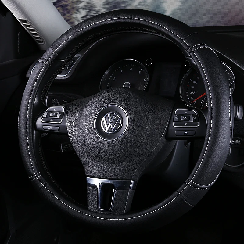 Чехол на руль автомобиля из экокожи 38 см|steering cover|steering wheel coverwheel cover car |