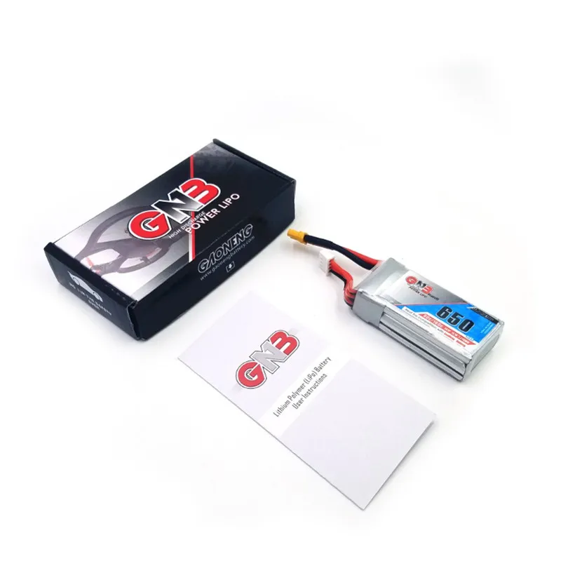 2 шт. Lipo аккумулятор Gaoneng 650 мАч 11 1 В 80C/160C 3S с разъемом JST или XT30 для FPV Racing Drone UAV RC