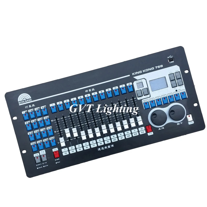 King Kong 768 DMX консоль диджея освещение на сцену DMX512 контроллер оборудование 60 сцен