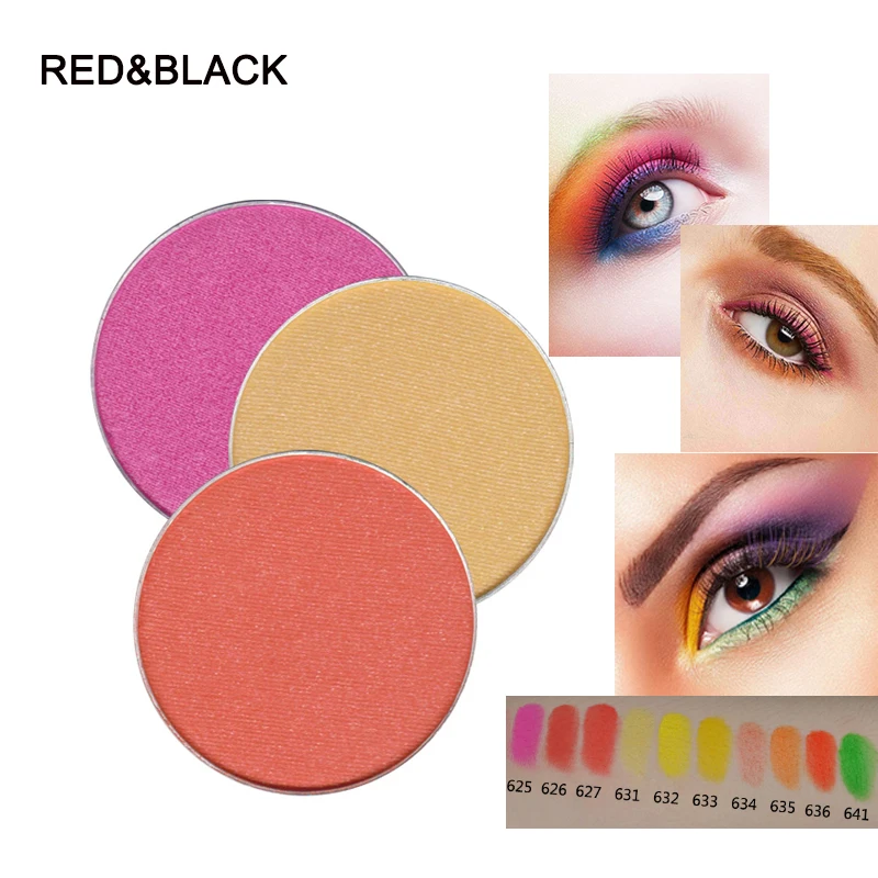 Красные и черные самодельные комбинированные тени для век Палетка нюдовых теней