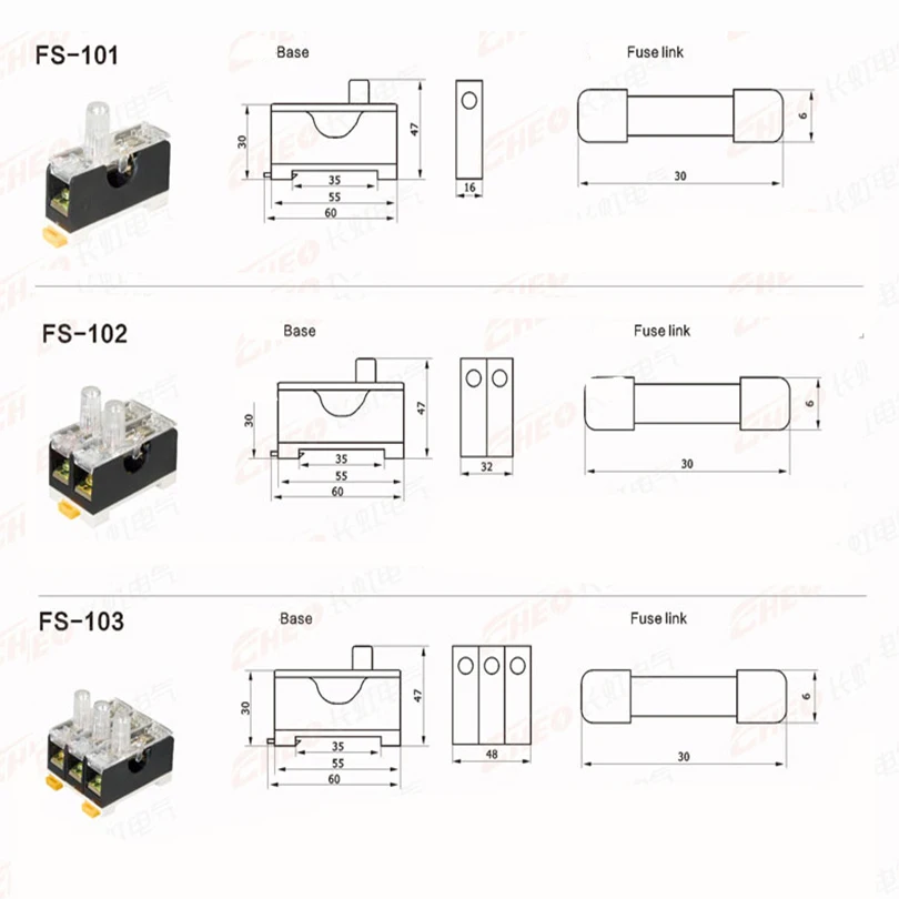 Действительно стандартное Крепление на Din рейку однополюсный держатель плавкого