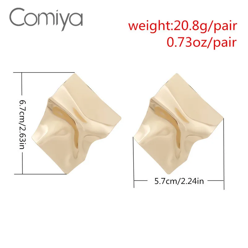 Comiya серьги гвоздики из цинкового сплава личности Brincos AliExpress массивные аксессуары