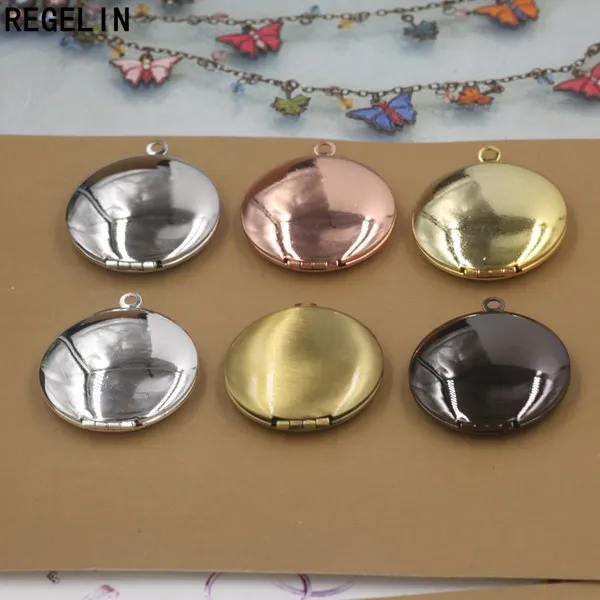 REGELIN винтажный альбом коробка кулон фото плавающий медальон подвески 5 шт./лот для
