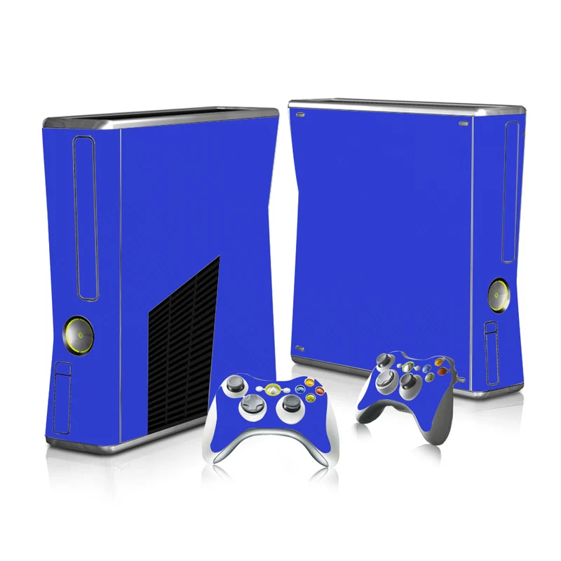 Наклейка из углеродного волокна стикер кожи s для Xbox 360 Slim консоль + 2 контроллера