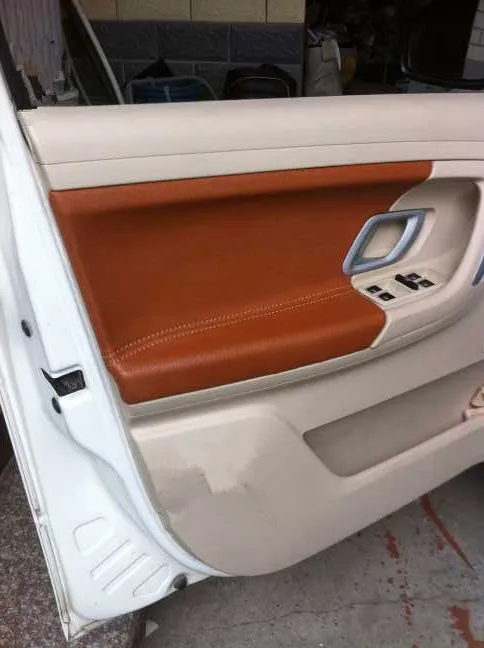4PCS DIY Good Quality Microfibre Leather Interior Door Panel Armrest Cover For Skoda Fabia 2008 09 10 11 12 13 2014 AB163 | Автомобили и