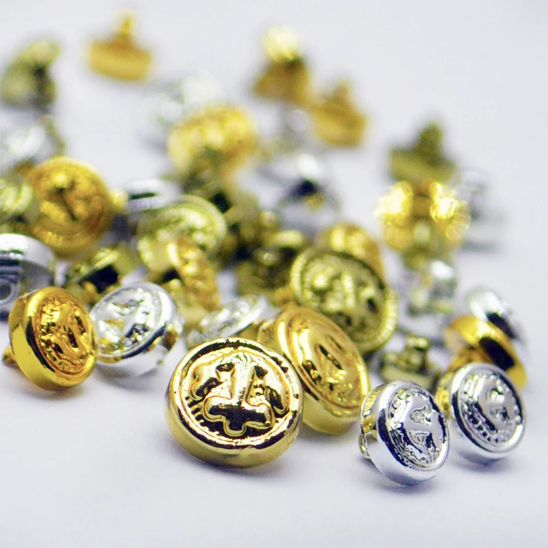 DIY blyth doll clothing accessories mini button 4mm homemade mushroom uniforms buckle overcoat Navy | Игрушки и хобби