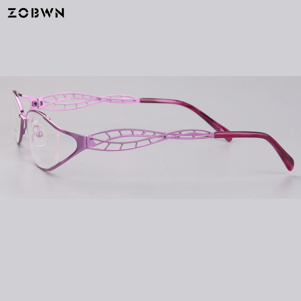 Очки Lunette женские винтажные с металлической оправой прозрачные оптические|clear