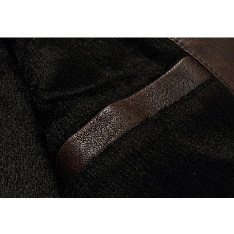 Мужская кожаная куртка EICHOS облегающая мотоциклетная из искусственной кожи в