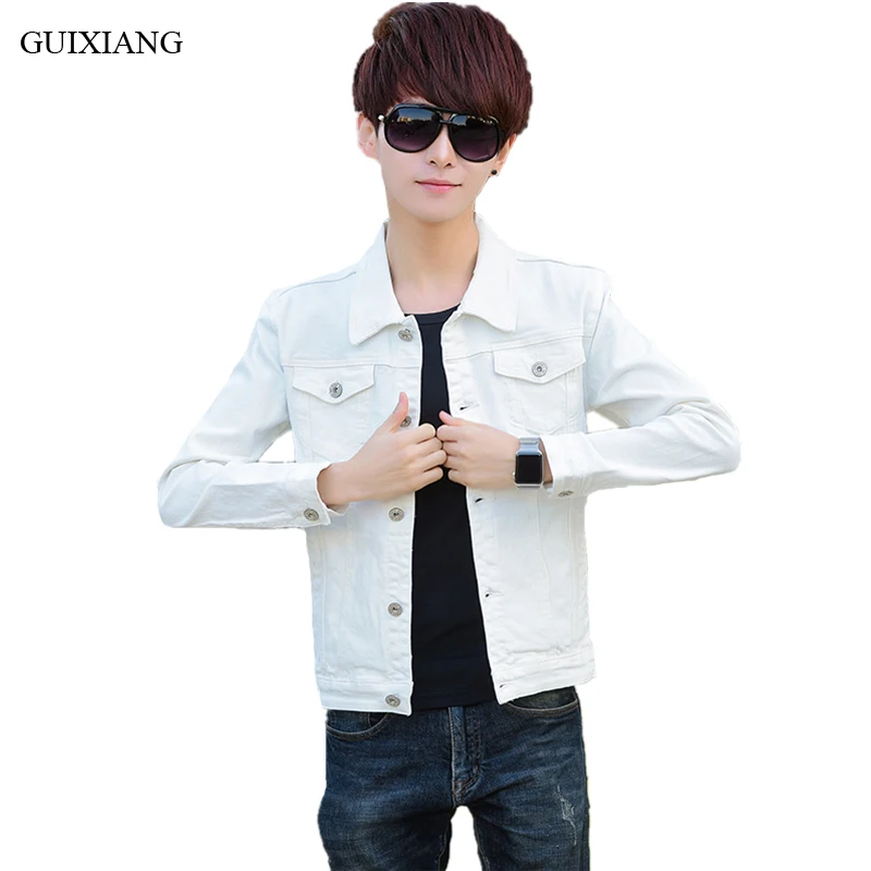 Новинка 2019 осенняя Стильная мужская джинсовая куртка из бутика модная