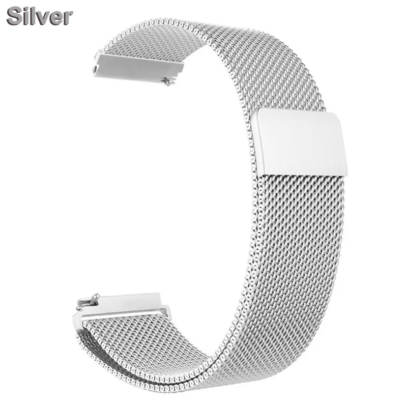 Silver Garmin Vivoactive 3 металлический ремешок для часов Garmin Vivoactive3 аксессуары/Vivomove HR/Forerunner 645 умный браслет на запястье - Цвет: Silver
