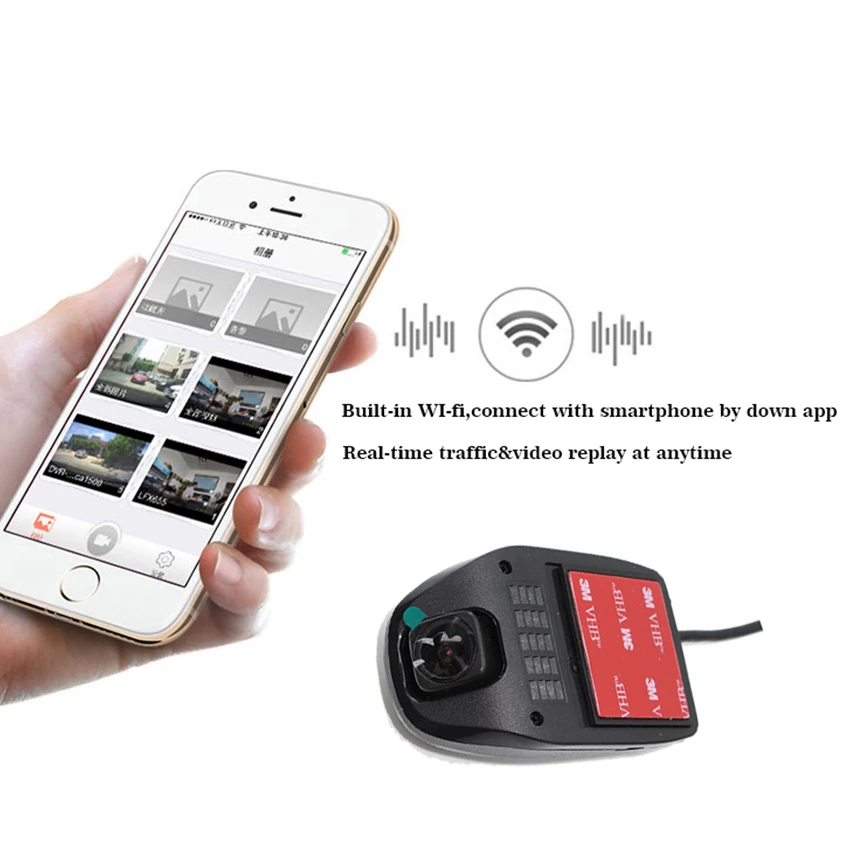 Liislee Видеорегистраторы для автомобилей Wi-Fi видеокамера с Регистраторы видеорегистратор для Защитные чехлы для сидений, сшитые специально для Toyota Corolla S ZRE172 E170 Altis X 2013~ Ночное видение приложение Управление