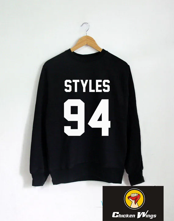 

Harry Styles Sweatshirt STYLES 94 Long Sleeve Crewneck Sweatshirts tumblr Unisex Women,Men shirts Clothing-E023