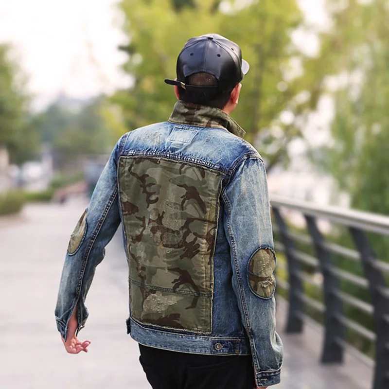 Оригинальные дизайнерские мужские Осень Новый горячий повседневные камуфляжные