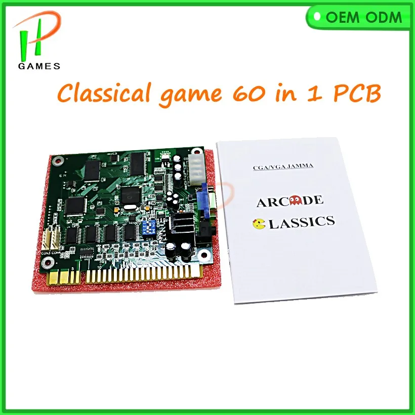 Классическая игровая печатная плата Jamma 60 в 1 по Заводской Цене для коктейльной