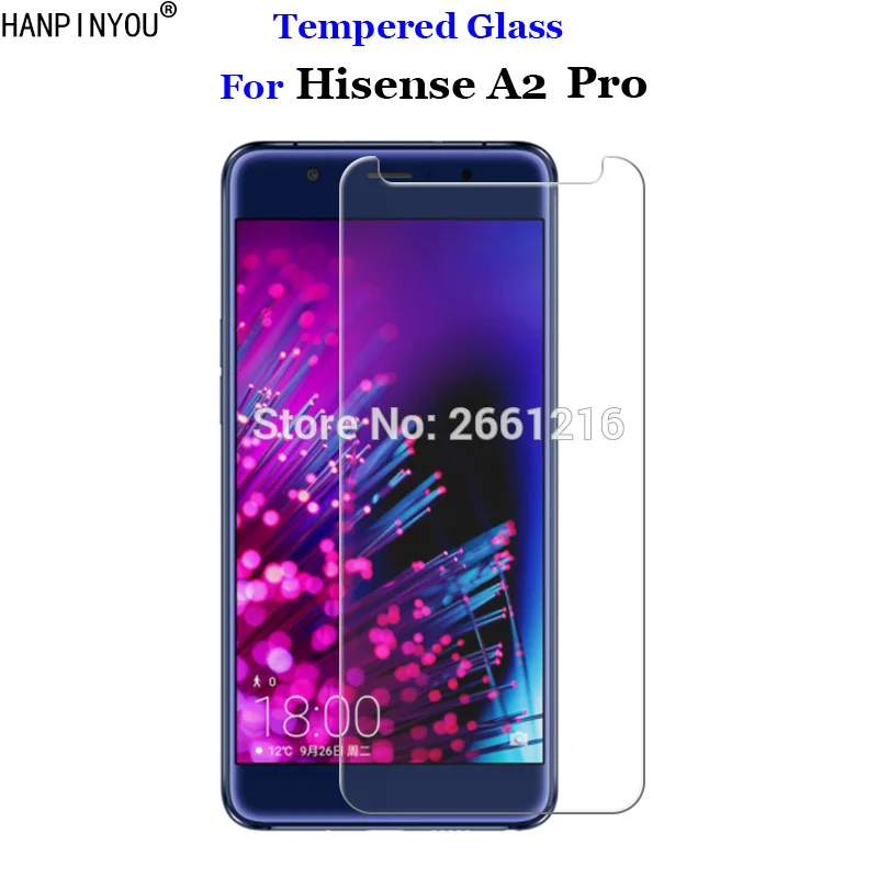 

Закаленное стекло 9H 2.5D для Hisense A2 Pro, Премиум Защитная пленка для переднего экрана Hisense A2pro 5,5 дюйма