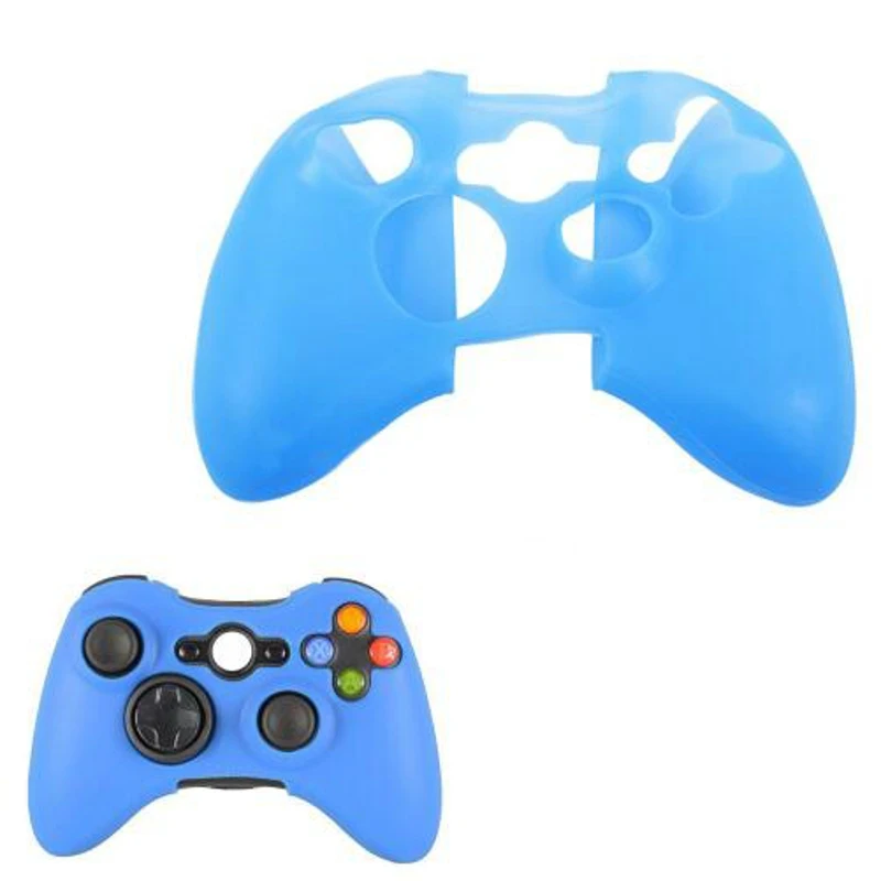

2018 Silicone Gel Soft Protective Gamepad Joypad Cover Case For Microsoft Xbox 360 xbox360 Controller Body Protector Skin Shell