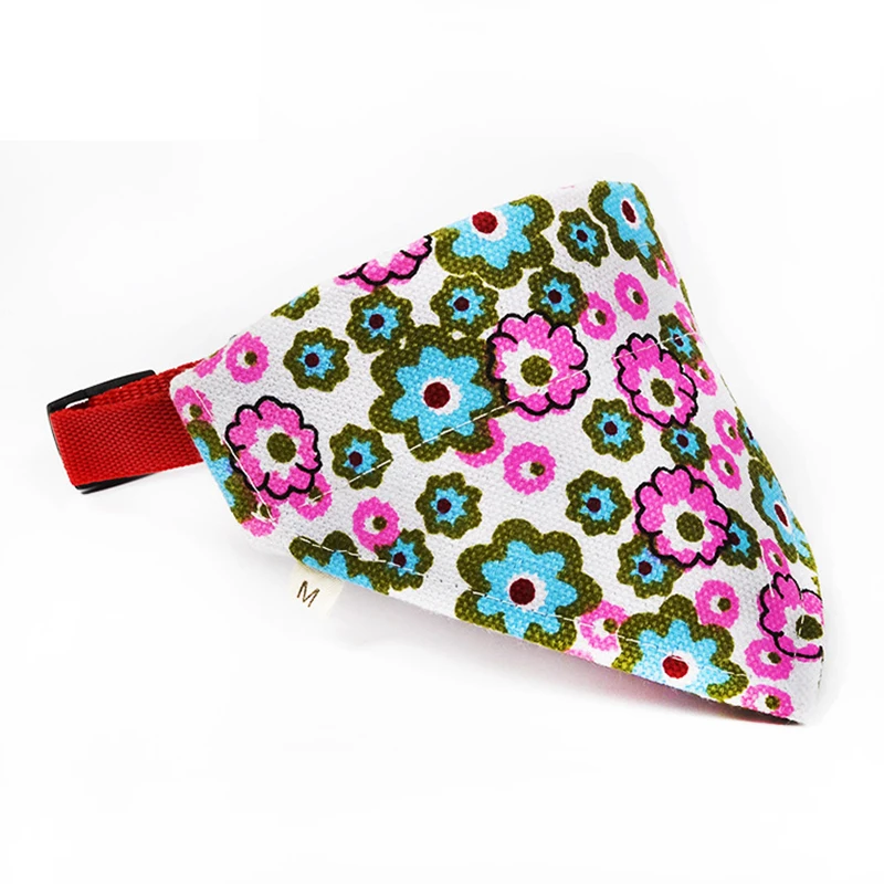 1 шт. Милый тканевый шарф для собаки Регулируемый треугольный бандаж щенка