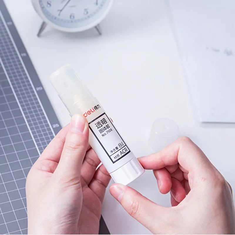 10 шт. 8 г прозрачный твердый Клей карандаш высокой вязкостью клей палку дома Книги