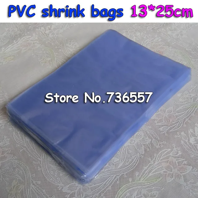 

Горячая термоусадочная сумка из ПВХ 13x25 см 100 шт.