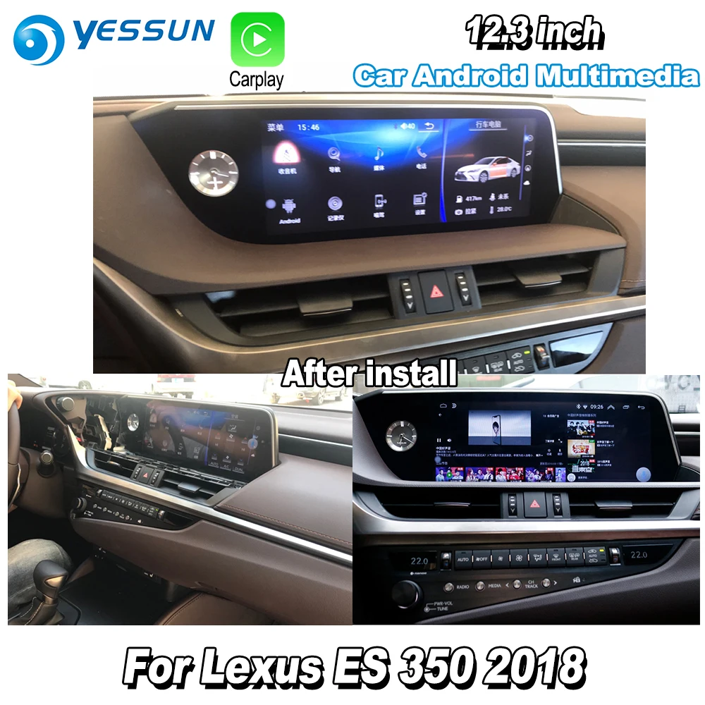 Для Lexus ES 350 автомобильный Android мультимедийный gps навигатор плеер аудио Радио стерео HD экран DVR Вождение видео рекордер