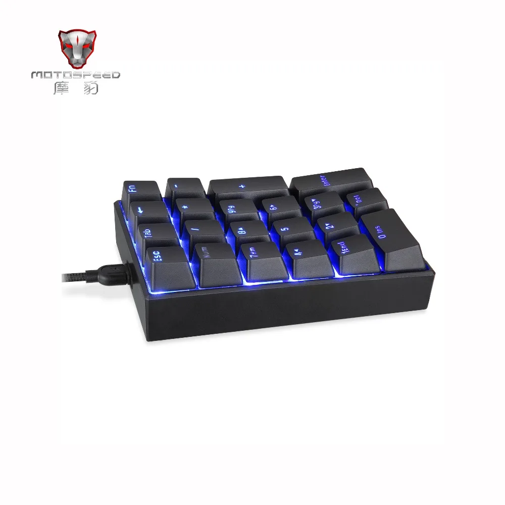 Новый Motospeed K23 USB Проводная цифровая механическая клавиатура с OUTEMU переключатель