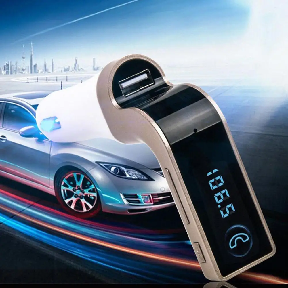 Bluetooth автомобильный комплект громкой связи fm-передатчик Радио MP3 плеер USB зарядное устройство
