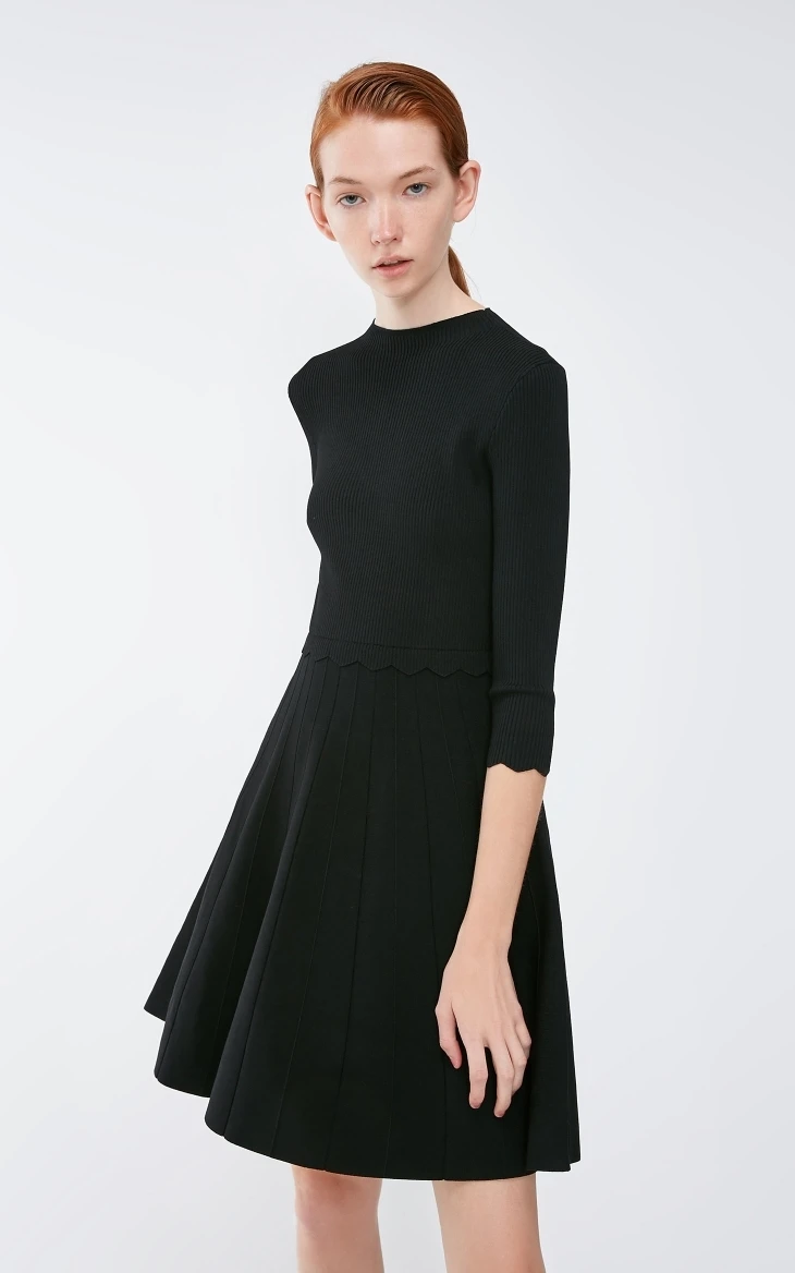 Vero Moda новые женские сплайсированные круглый вырез 3/4 рукава платье | 318346520