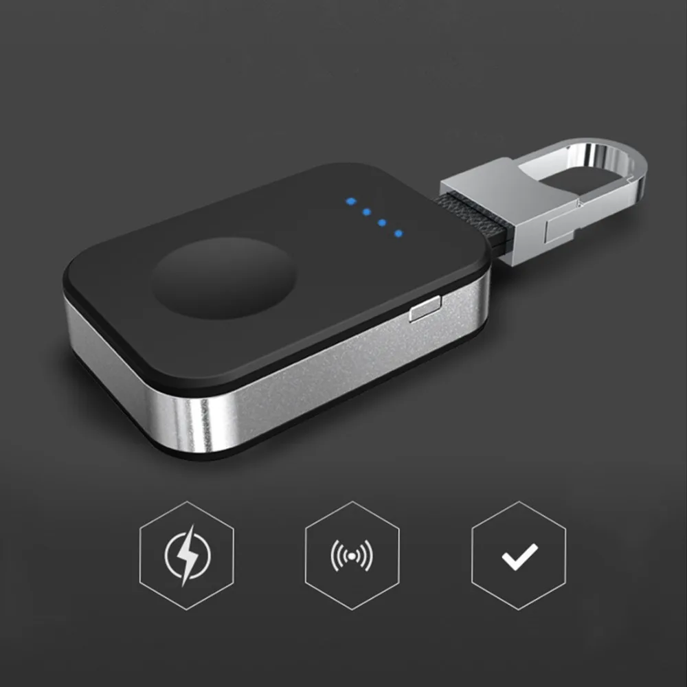 Портативное зарядное устройство для Apple Watch 4 44 мм 40 мм iWatch band 42 мм/38 мм QI беспроводной зарядный внешний аккумулятор Apple watch 3 2 1 Аксессуары