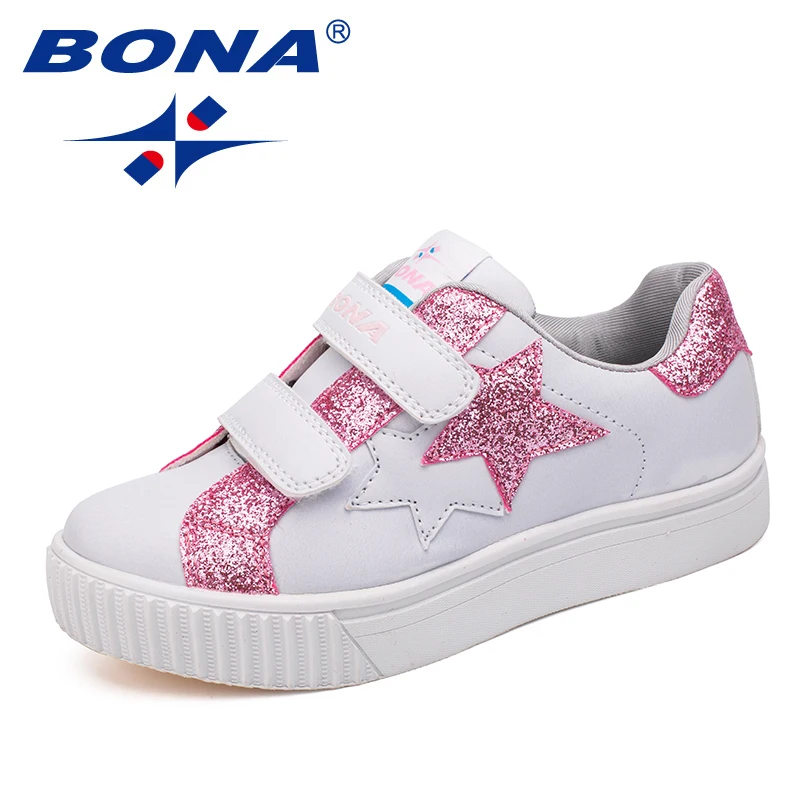 

BONA New Arrival Typical Style Children Casual Shoes Synthetic Boys Shoes Hook & Loop Girls Shoes Comfortable Fast Free Shipping