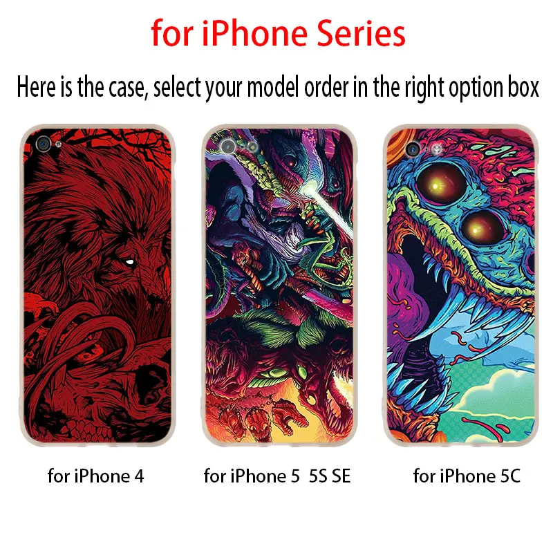 Мягкий чехол для iPhone 11 12 Pro X XS Max XR iphone 8 7 6 Plus 5 5s SE Hyper Beast Csgo лидер продаж модный