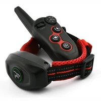 2019 2 in 1 remote control dog training collar anti bark collar rechargeable waterproof pet training dog bark collar 400m