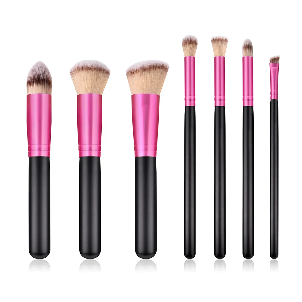 

2019 7 Pcs Makeup Brushes Set Eye Shadow Foundation Powder Cosmetic Brush Kit