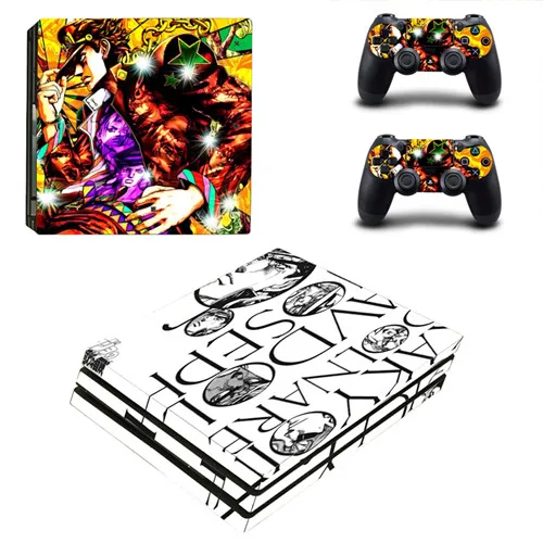YSP4P-1076 PS4 Pro кожи Стикеры наклейка для Игровые приставки 4 Pro Slim консоли и 2 контроллеры PS4 Pro шкуры Стикеры s Винил-аниме для милых девочек - Цвет: YSP4P-1076