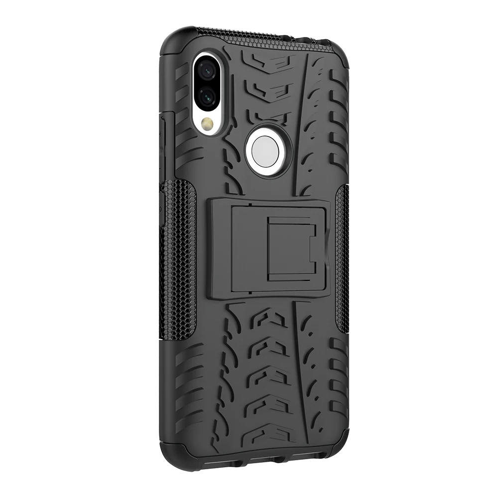 Armor Case ShockProof for XiaoMi Mi9 Mi 9SE 9 RedMi Note 7 Pro Global Version Heavy Duty Hard Soft Silicone Stand Cover |