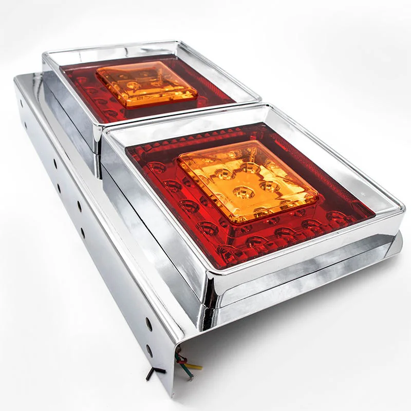 2 шт Светодиодные Автомобильные задние фонари стоп сигнальные лампы для 24V прицеп