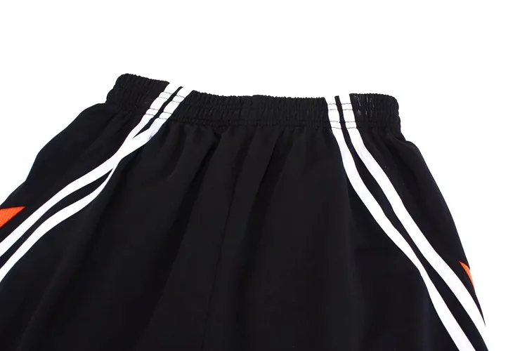 TOP Men Soccer Training Pants Quick Dry Football Cropped 3/4 Pants Male Sports Running Fitness Pants Zip pocket Sweatpants